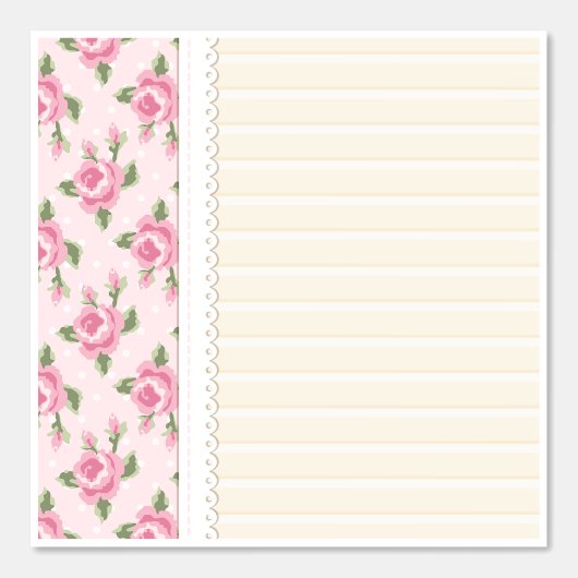 Blushing Rose Lines 壁紙 (正面)