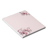 Blushing Tropical Orchids Notepad ノートパッド (アングル)