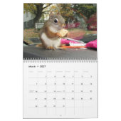 Bluster the Red Squirrel 2026 Calendar カレンダー (3月 2027)