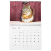 Bluster the Red Squirrel 2026 Calendar カレンダー (2月 2027)