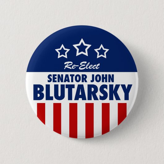 Blutarskyのキャンペーンボタン 缶バッジ (正面)