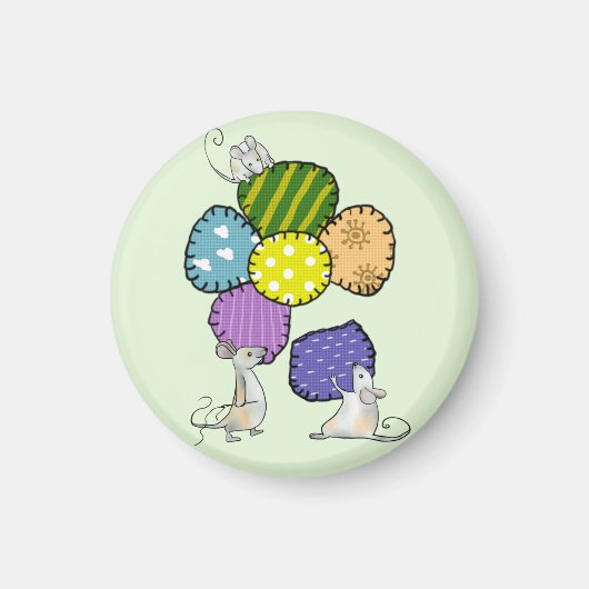 Blüte nähen マグネット (正面)