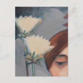 Bluten aund Weibilicher Kopf by Maetzel-Johannsen ポストカード
