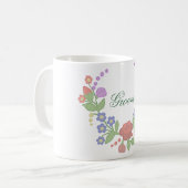 Blütenkranz Bräutigam コーヒーマグカップ (正面左)