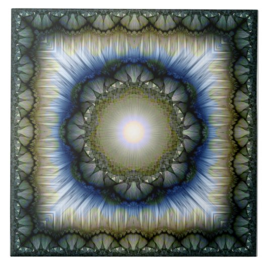 Blütenstrahlmuster タイル (正面)