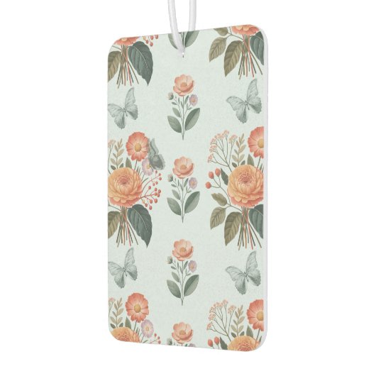 Blütenzauber mit Schmetterlingsflügeln カーエアーフレッシュナー (左)