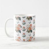 Blütenzauber mit Schmetterlingsflügeln コーヒーマグカップ (左)