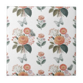 Blütenzauber mit Schmetterlingsflügeln タイル (正面)