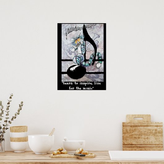 BluzKat on Noteポスター ポスター (キッチン)