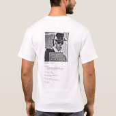 Bluzmenエリックの顔写真 Tシャツ (裏面)