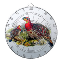 Blyth's Tragopan/ホーニーフェザント J.Gould ダーツボード