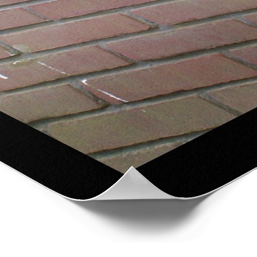 Blznレンガ壁 ポスター (角)