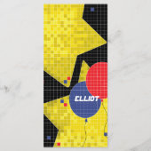 BMこうもりまたはバー（ユダヤ教の）バル・ミツバーゲームのフードメニュー メニュー (裏面)