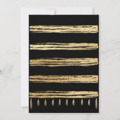 BMこうもりまたはバー(ユダヤ教の)バル・ミツバートエレガントラヤド招待状 招待状 (裏面)