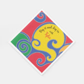 BMこうもりまたはバー(ユダヤ教の)バル・ミツバーナプキングリティスワーズ スタンダードランチョンナプキン (角)