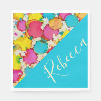 BMこうもりまたはバー（ユダヤ教の）バル・ミツバーナプキンス紙吹雪 スタンダードランチョンナプキン