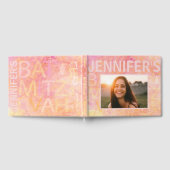 BMこうもりまたはバー（ユダヤ教の）バル・ミツバーパーティーシンプル微妙 ゲストブック (全面)