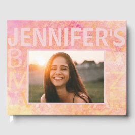 BMこうもりまたはバー（ユダヤ教の）バル・ミツバーパーティーシンプル微妙 ゲストブック