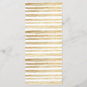 BMこうもりまたはバー（ユダヤ教の）バル・ミツバーブラック/金ゴールドフードメニュー メニュー (裏面)