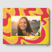 BMこうもりまたはバー(ユダヤ教の)バル・ミツバー旋回 ゲストブック (裏面)