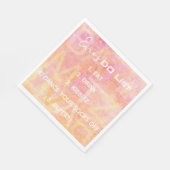 BMこうもりバー(ユダヤ教の)バル・ミツバーシンプル微妙なナプキン スタンダードランチョンナプキン (角)