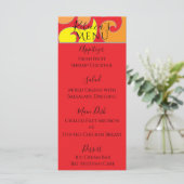 BMこうもりバー(ユダヤ教の)バル・ミツバー1960のスタイルデザインフードメニュー メニュー (スタンド正面)