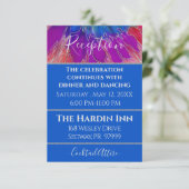 BMバルミツワーバー(ユダヤ教の)バル・ミツバーエレガント絞り染め エンクロージャーカード (スタンド正面)