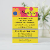 BMバルミツワーバー(ユダヤ教の)バル・ミツバーフローリー披露宴カード エンクロージャーカード (スタンド正面)