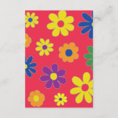 BMバルミツワーバー(ユダヤ教の)バル・ミツバーフローリー披露宴カード エンクロージャーカード (裏面)