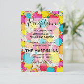 BMバルミツワーバー（ユダヤ教の）バル・ミツバー紙吹雪披露宴カード エンクロージャーカード (スタンド正面)