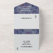 BMバルミツワーブルース&ピンクス オールインワン招待状 (外側)