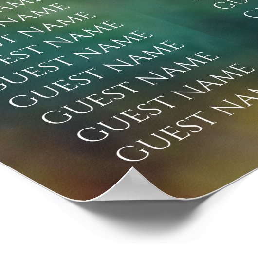 BMバーとバルミツワーのワールドシート外チャート ポスター (角)