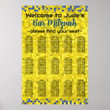 BMバーとバルミツワーゲームの座席表