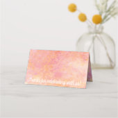 BMバーとバルミツワーシンプルで微妙な座席表 プレイスカード (裏面)