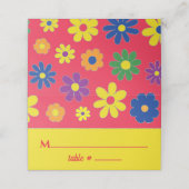 BMバーとバルミツワーフラワーズ座席表 プレイスカード (外部開封)