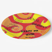 BMバーまたはバルミツワーパーティーオン紙プレート ペーパープレート (アングル)