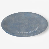 BMバーまたはバルミツワー紙プレートブルース ペーパープレート (アングル)