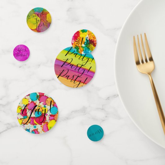 BMバーまたはバルミツワー紙吹雪スプラッシュのカラー コンフェッティ (グループ)