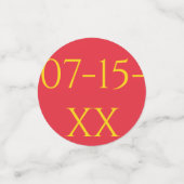 BMバーまたはバルミツワー紙吹雪ヒッピースタイル コンフェッティ (スモール正面)