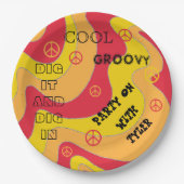 BMバーまたはバルミツワーDIG IN紙プレート ペーパープレート (正面)