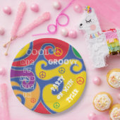 BMバーまたはバルミツワーGroovy紙プレート ペーパープレート (パーティー)