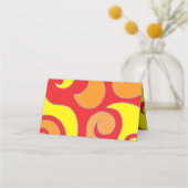 BMバーアンバルミツワーグリッター旋回座席表 プレイスカード (裏面)