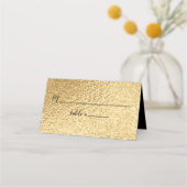 BMバーアンバルミツワー金ゴールドスター座席表 プレイスカード (正面)