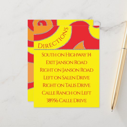 BMバーバルミツワーエンクロージャ/方向カード旋回 (正面/裏面インサイチュ)