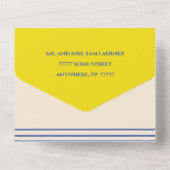 BMバーバルミツワーオールインワン招待状旋回 オールインワン招待状 (裏面)