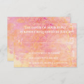 BMバーバルミツワーシンプルあまりにも微妙 出欠カード (正面/裏面)