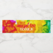 BMバーバルミツワースプラッシュ・オブ・カラー ペットボトルラベル (シングルラベル)