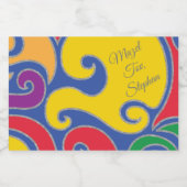 BMバーバルミツワースワールズミニ スパークリングワインラベル (シングルラベル)