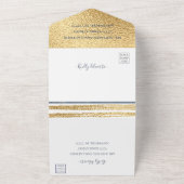 BMバーバルミツワーブルースシルバー オールインワン招待状 (外側)