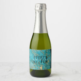 BMバーバルミツワー宇宙ミニ スパークリングワインラベル